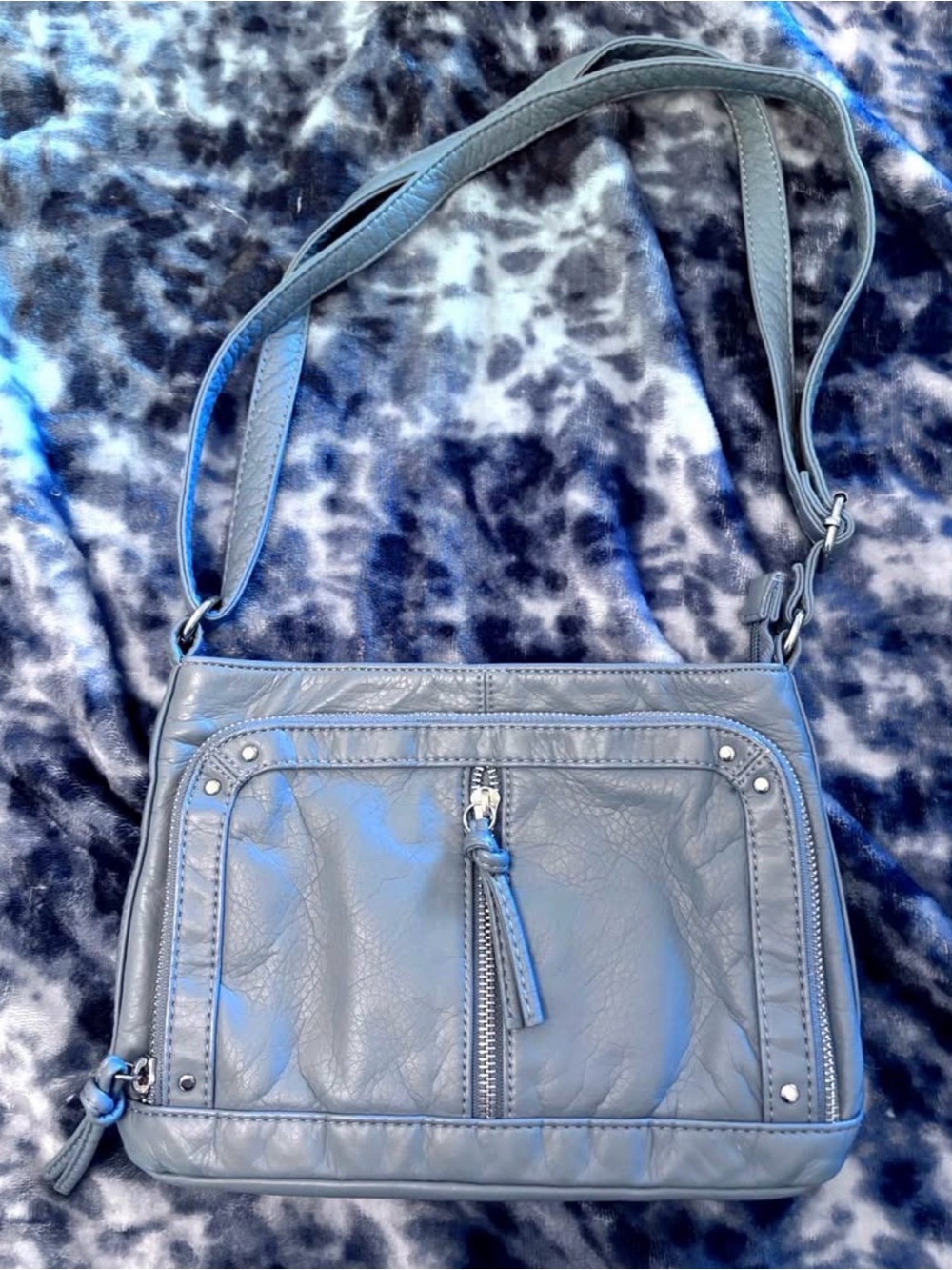 Classic Women's Shoulder Bag - Teal